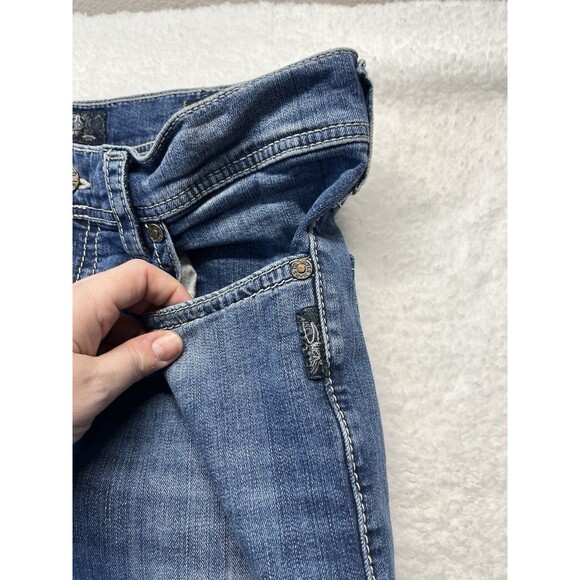 Silver Jeans Mens W36/L32 Relaxed Fit Straight Leg Embroidered Pocket *36/29.5* - Picture 5 of 11